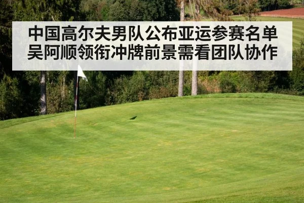 中国高尔夫男队公布亚运参赛名单 吴阿顺领衔冲牌前景需看团队协作